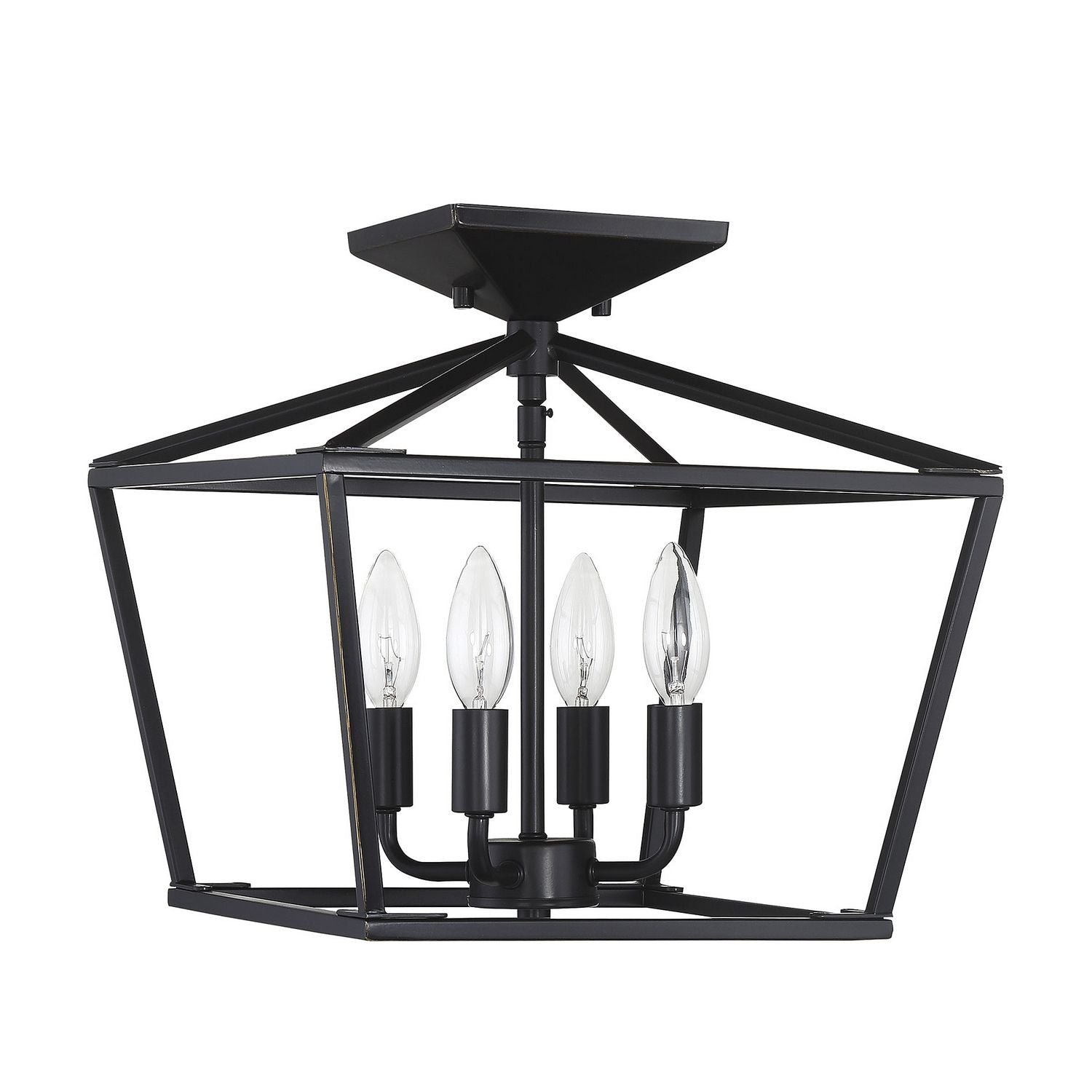 Savoy House - 6-328-4-44 - Four Light Semi-Flush Mount - Townsend - Classic Bronze