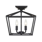 Savoy House - 6-328-4-44 - Four Light Semi-Flush Mount - Townsend - Classic Bronze
