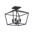 Savoy House - 6-328-4-89 - Four Light Semi-Flush Mount - Townsend - Matte Black
