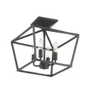 Savoy House - 6-328-4-89 - Four Light Semi-Flush Mount - Townsend - Matte Black