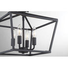 Savoy House - 6-328-4-89 - Four Light Semi-Flush Mount - Townsend - Matte Black