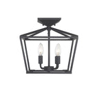 Savoy House - 6-328-4-89 - Four Light Semi-Flush Mount - Townsend - Matte Black