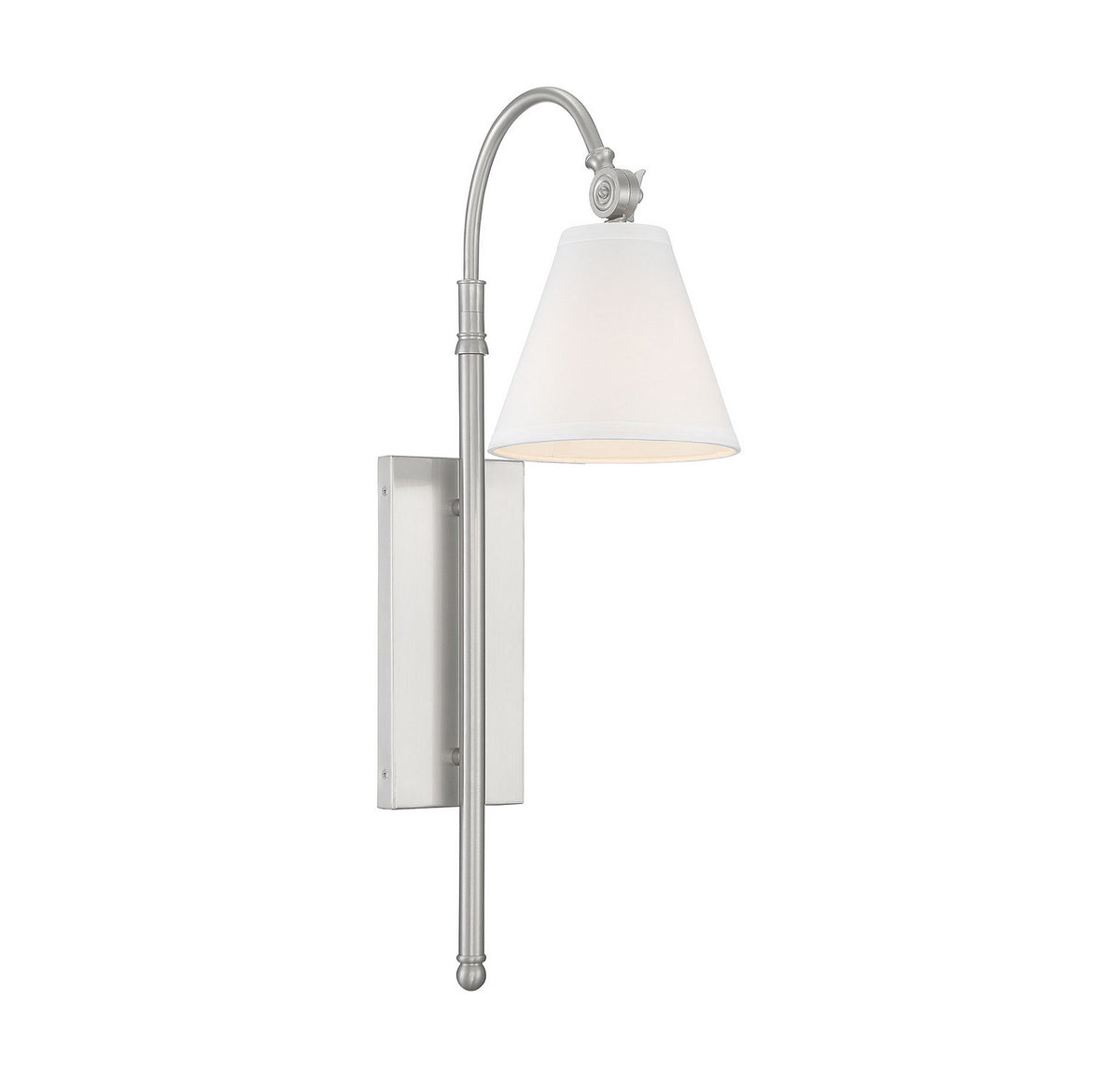 Savoy House - 9-1201-1-SN - One Light Wall Sconce - Rutland - Satin Nickel