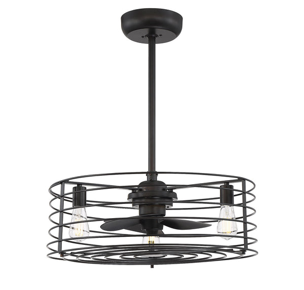 Lumière du Méridien Trois Ventilateur  D'lier
