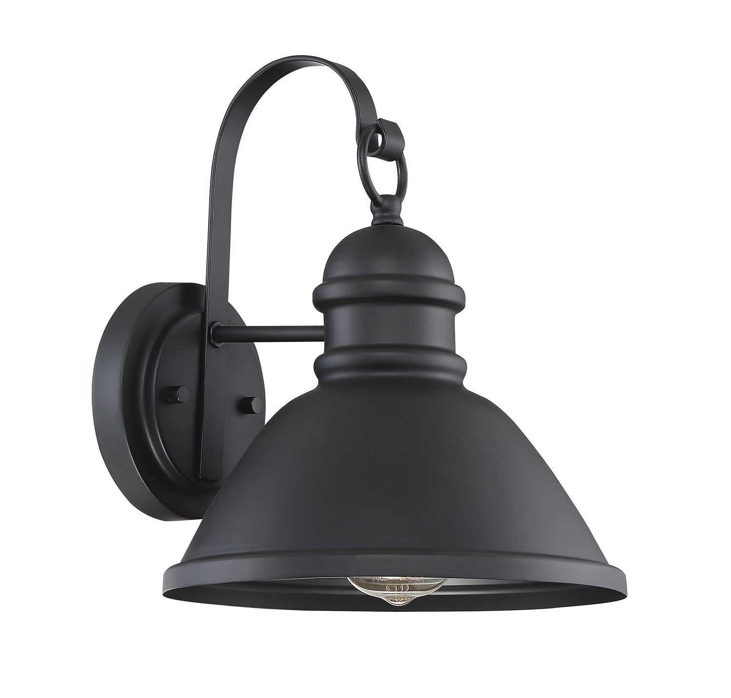 Meridian M50016BK One Light Outdoor Wall Sconce in Matte Black