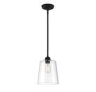 Meridian M70081MBK One Light Pendant in Matte Black