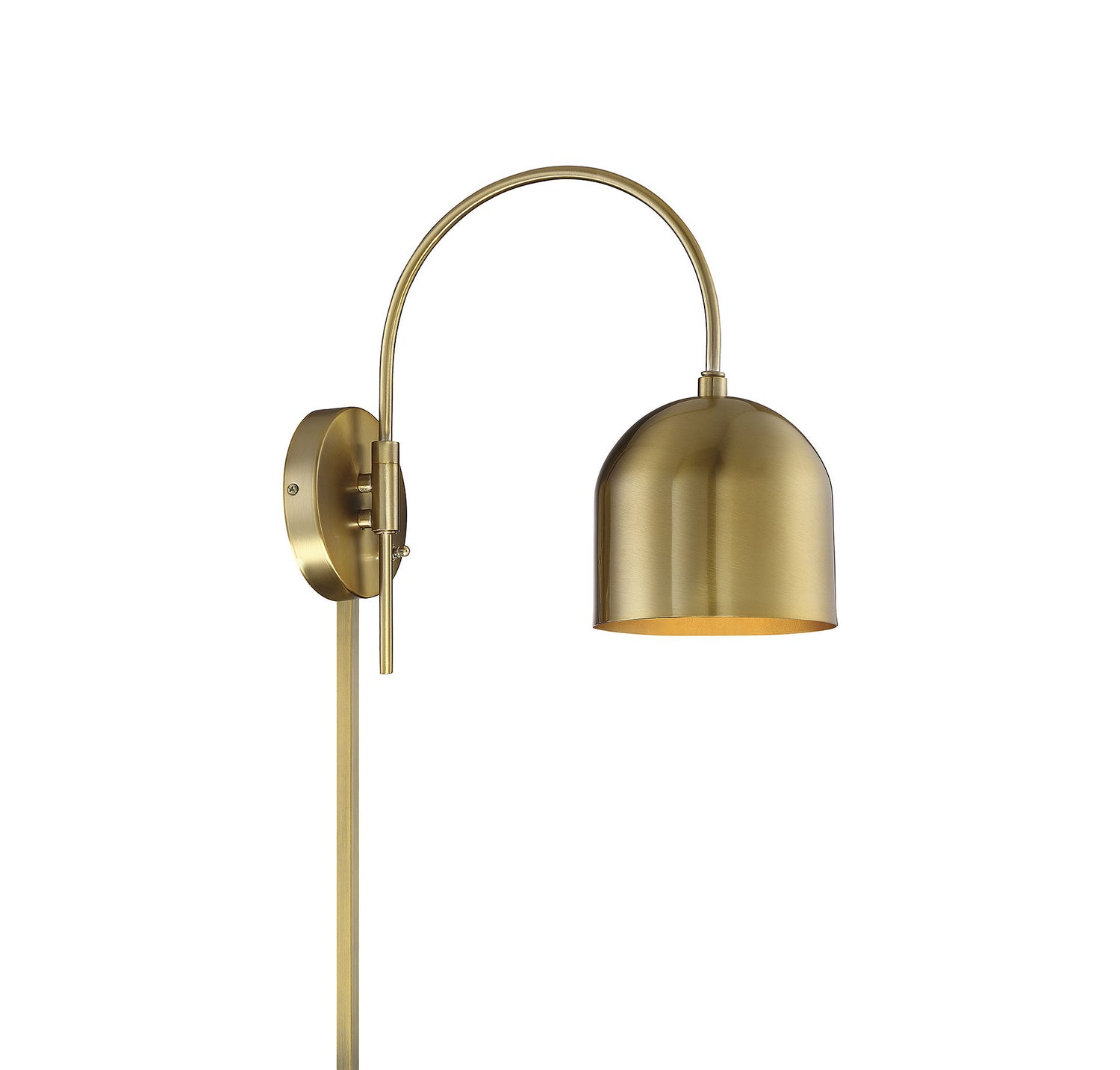Lumière Meridian M90045NB Une lampe Murale en laiton naturel