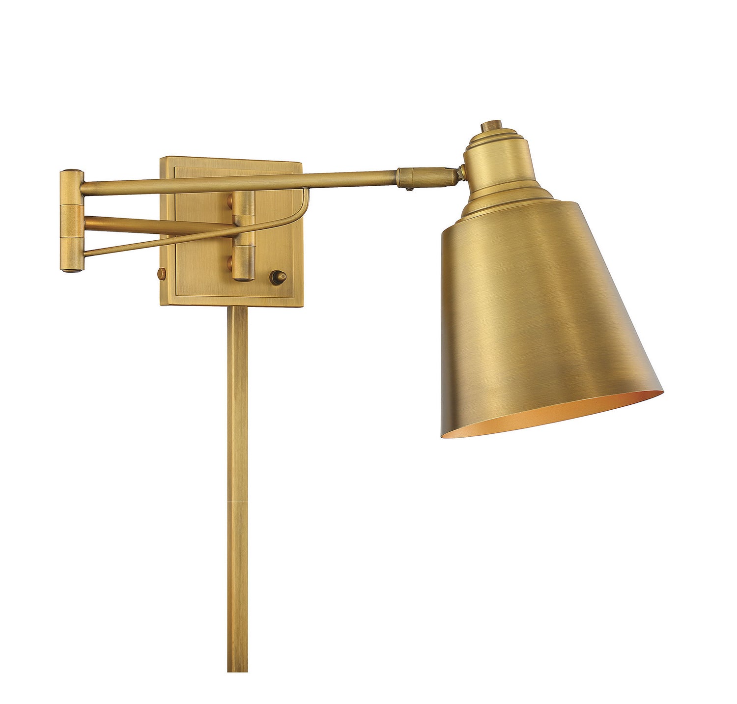 Lumière Meridian M90047NB Une lampe Murale en laiton naturel