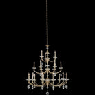 Allegri - 012174-045-FR001 - 21 Light Chandilier - Floridia - Matte Brushed Champagne Gold