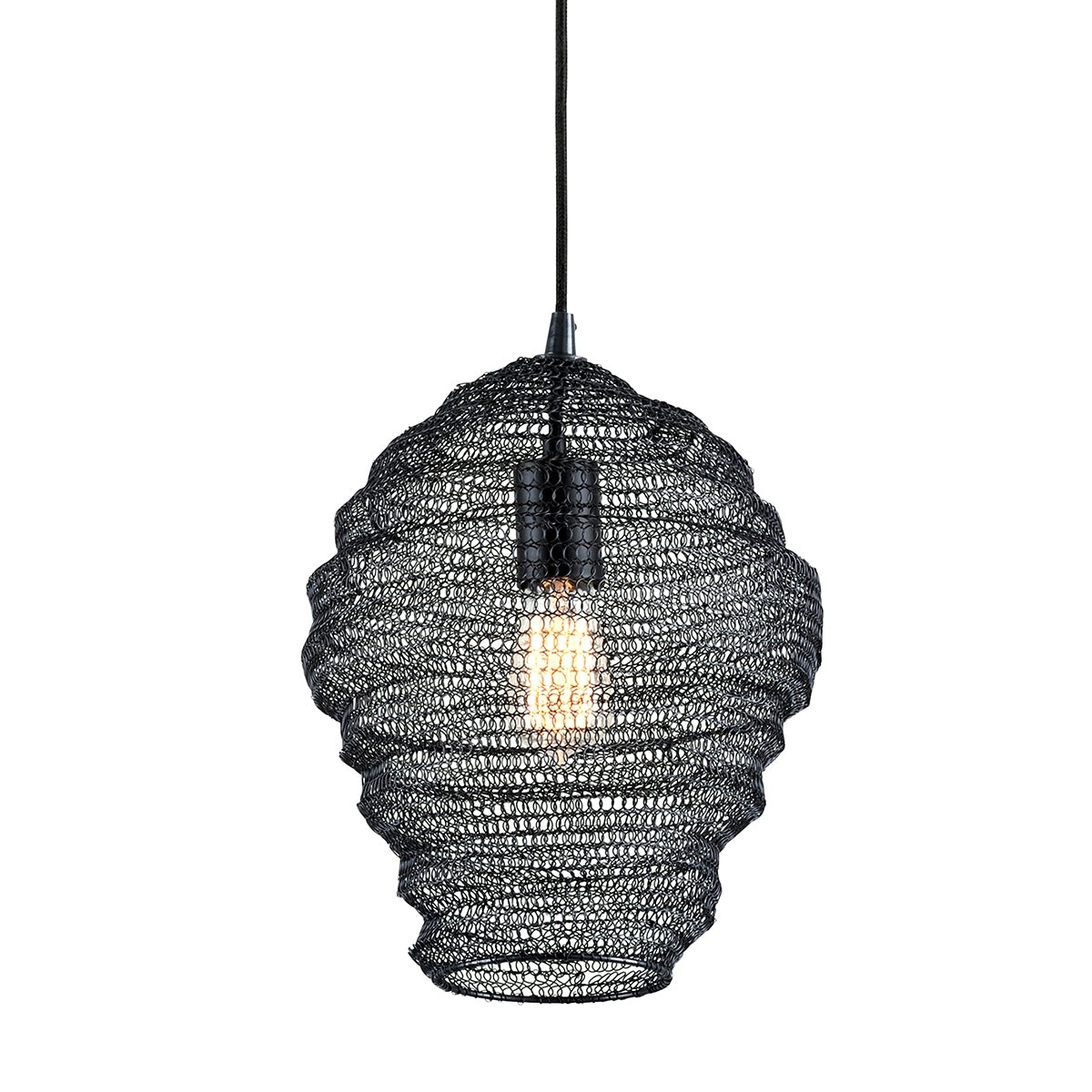 Troy Lighting Canada - F6773-SBK - Une lampe Suspension - Wabi Sabi - Noir doux