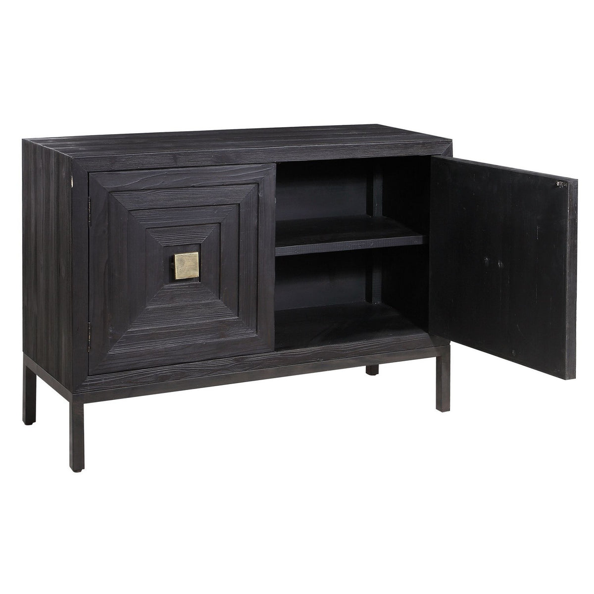 Uttermost - 24916 - Cabinet - Aiken - Brushed Brass