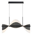 Eurofase 47125-025 Voltik LED Linéaire Suspendu en noir