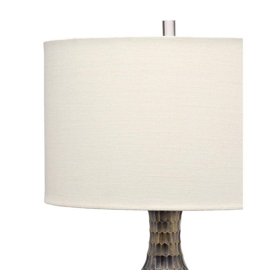 Boa Etched Glass Table Lamp