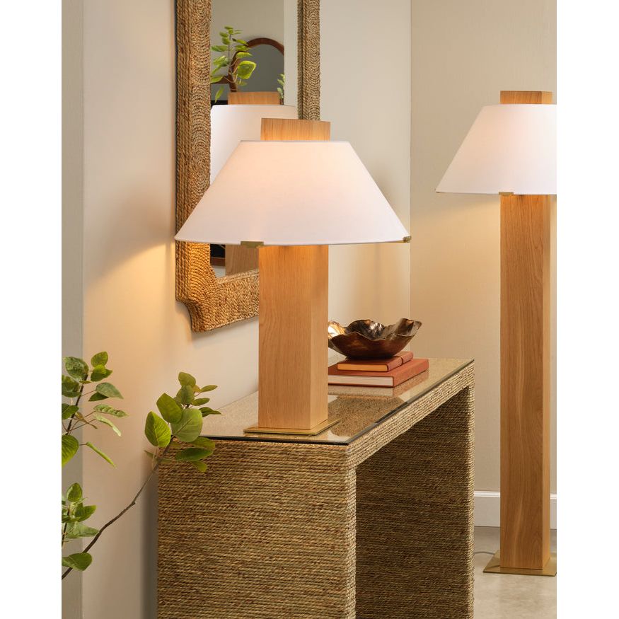 Placage artisanal Lampe de table