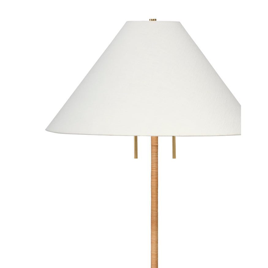 Harrison Rattan Floor Lamp