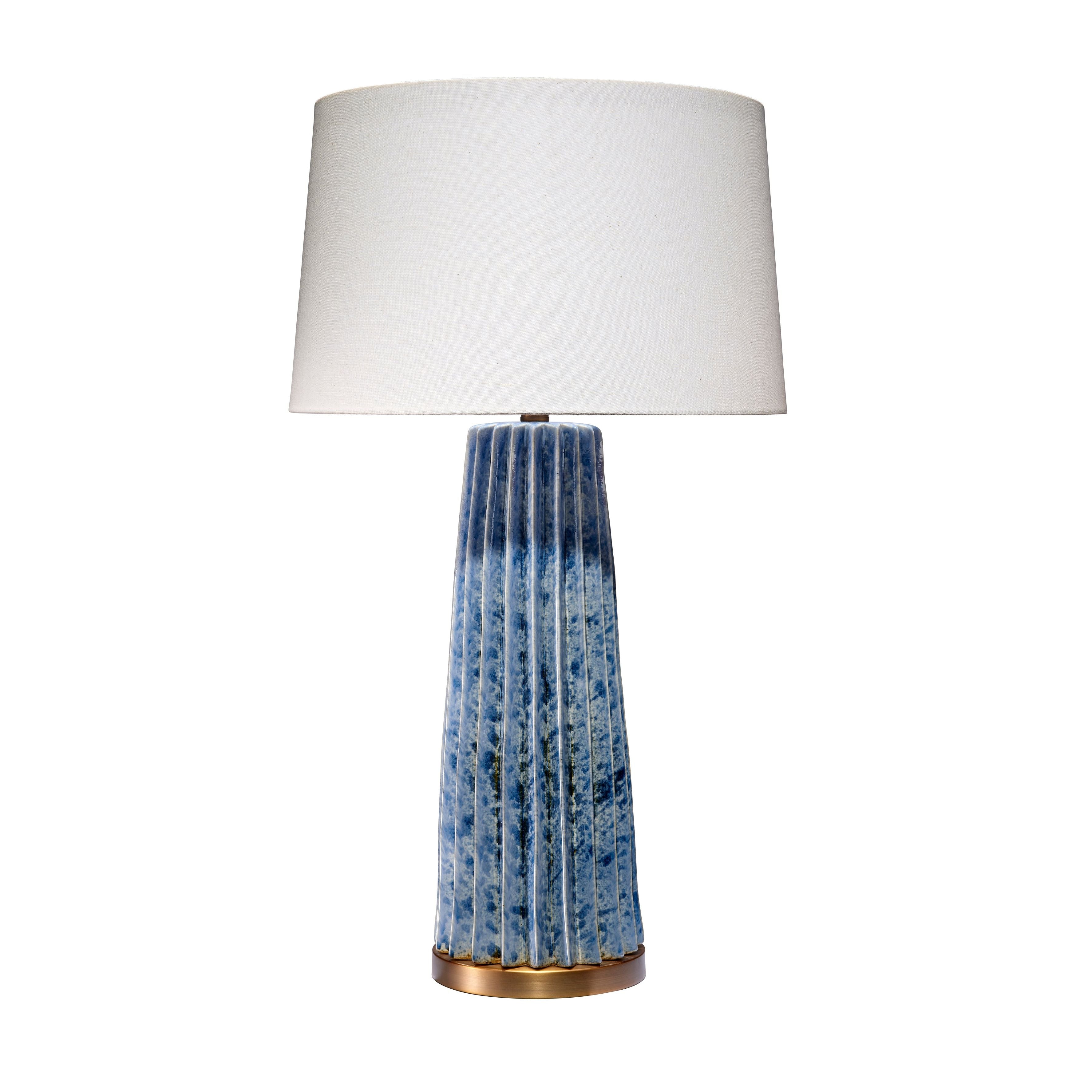 Jamie Young Company - 9PLEATEDTLBL -  Pleated Table Lamp - Pleated - Cornflower Blue