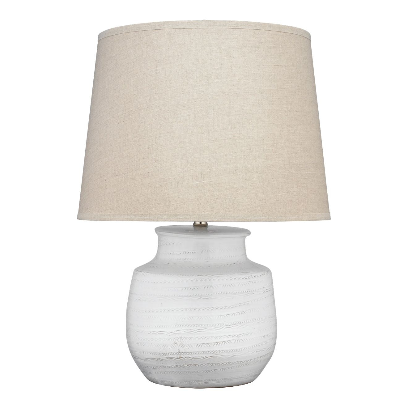 Jamie Young Company - 9TRACESMTLWH - Trace Table Lamp - Trace - White