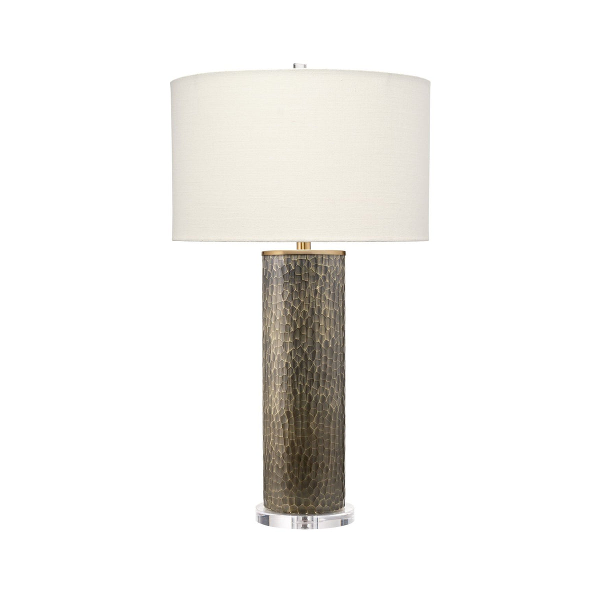Viper Etched Glass Table Lamp