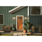 Lanterne murale Halden Lark 82070BK, couleur noire