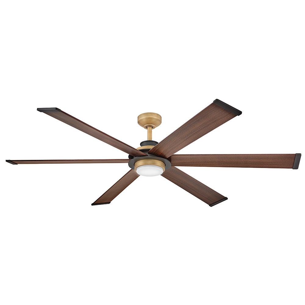 Éclairage intelligent LED Hinkley Lighting 906964FHB-LDD Andros Ventilateur  en laiton Heritage