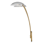 Applique double Glenn de Fredrick Ramond FR41642HB-CM en laiton Heritage avec accents chromés