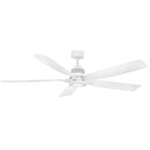 Éclairage intelligent LED Bodin 906564FMW-LDD de Hinkley Lighting Ventilateur  en blanc mat