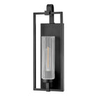 Lark 82104BK Stassi Wall Mount Lantern in Black