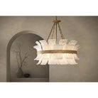 Fredrick Ramond FR46914BNG Fleur Pendant in Burnished Gold