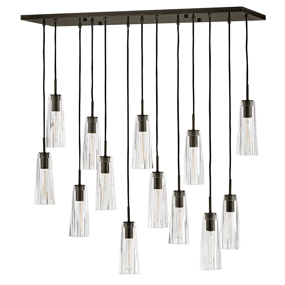 Fredrick Ramond FR31105BX-CL Cosette Crystal Linear en oxyde noir