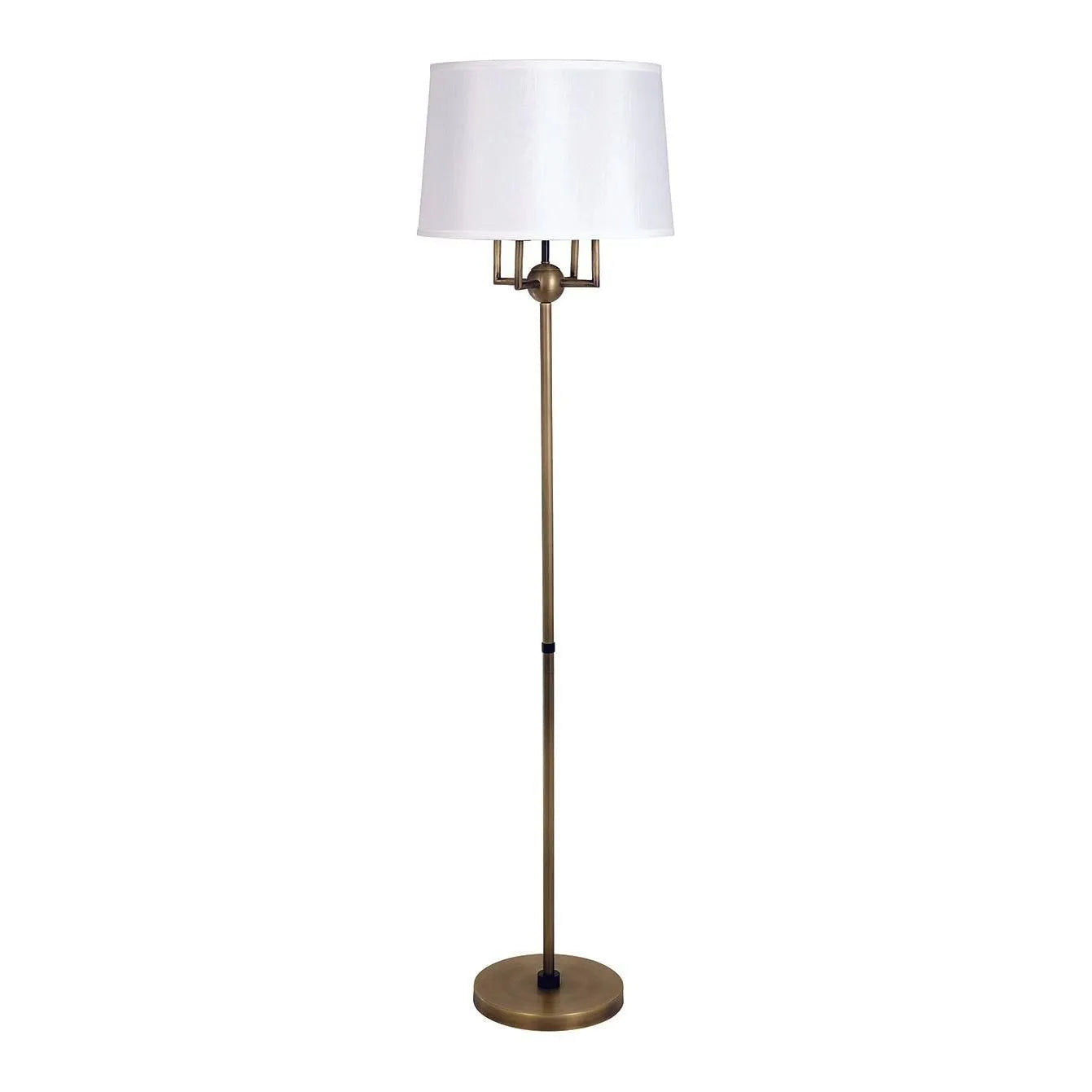 House of Troy - A700-AB/BLK - Four Light Floor Lamp - Alpine - Antique Brass/Black