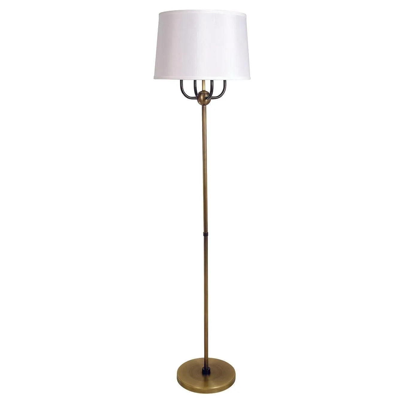 House of Troy - A701-AB/HB - Four Light Floor Lamp - Alpine - Antique Brass/Hammered Bronze