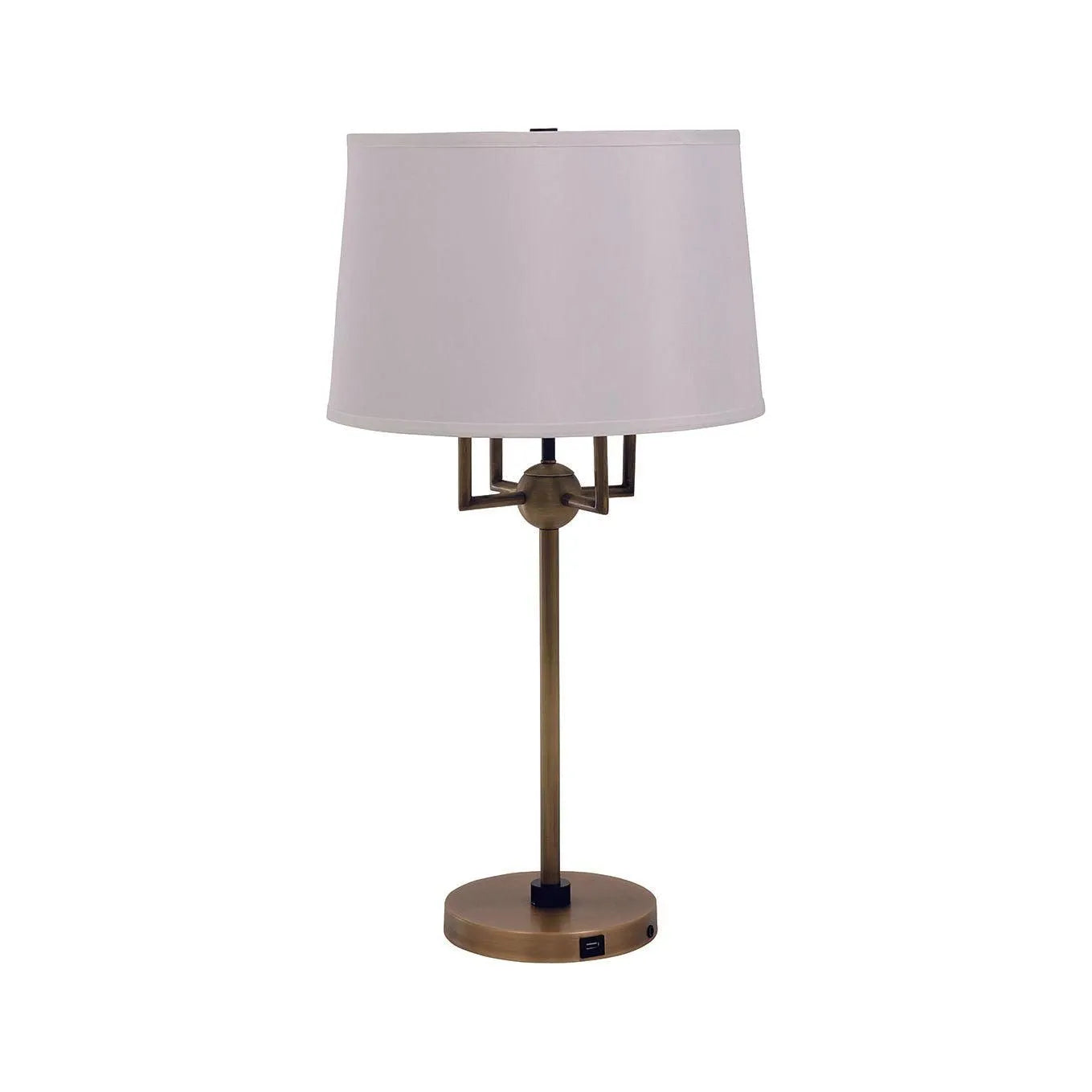 House of Troy - A750-AB/BLK - Four Light Table Lamp - Alpine - Antique Brass/Black