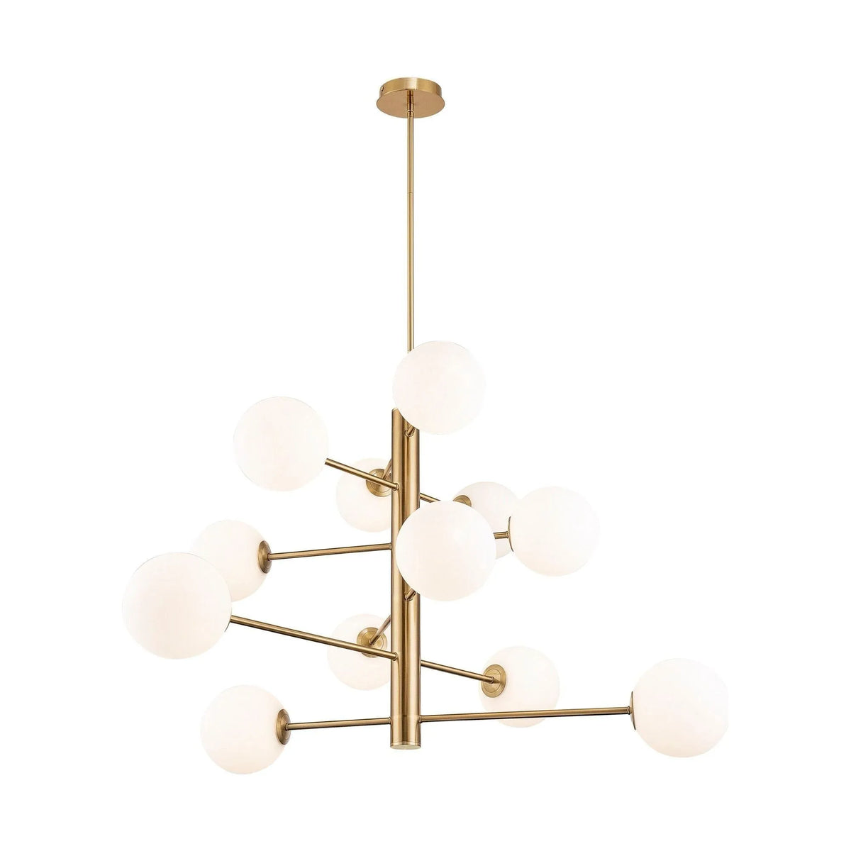 Artcraft Canada - AC11768BR - 12 Light Chandelier - Aurelia - Brass