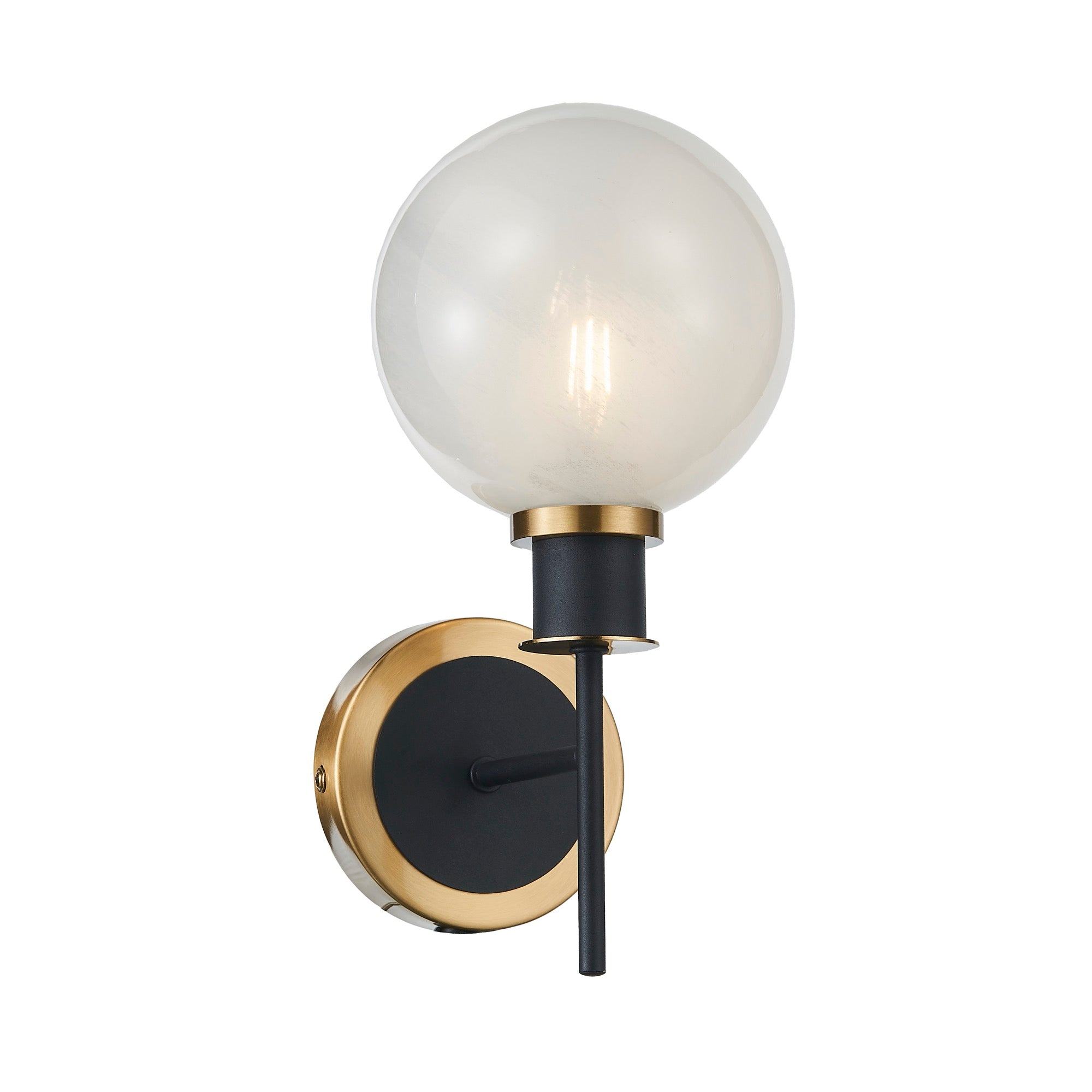 Artcraft Canada - AC11871SW - One Light Wall Sconce - Gem - Black and Brushed Brass