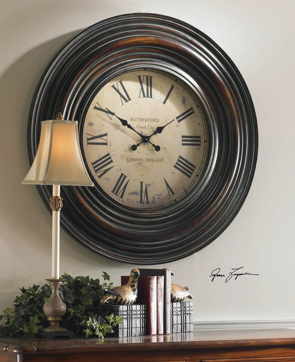 Trudy Wall Clock by Uttermost | Showroom Model