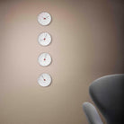 Arne Jacobsen Clocks 43685 Bankers Hygrometer in White/Black/Red