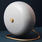 Arne Jacobsen Clocks 43674 Station Table Clock in Grey/White