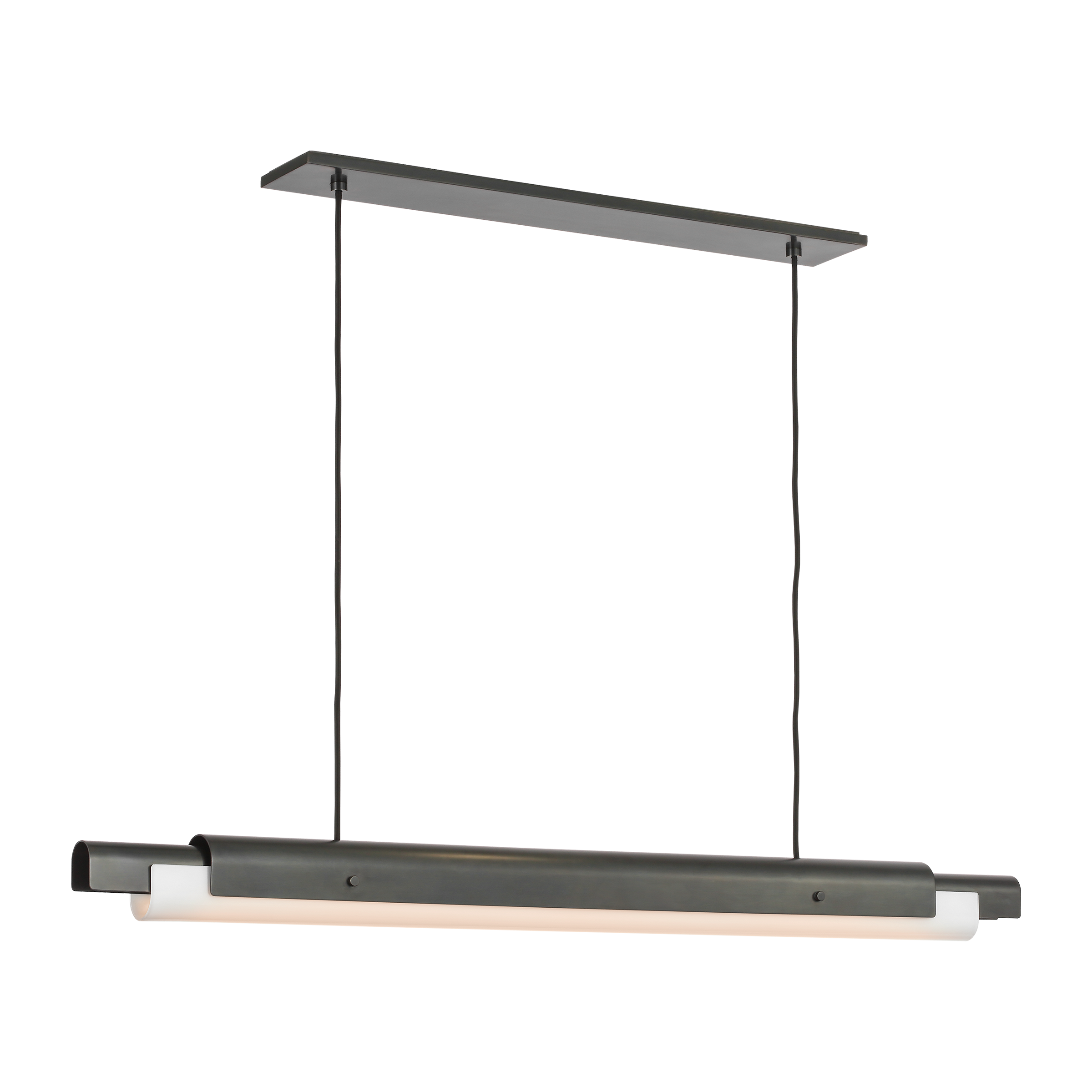 Collection moderne Visual Comfort - AKLS676WDBZOP - Ambrose 54 Linéaire Suspendu - Ambroise - Bronze