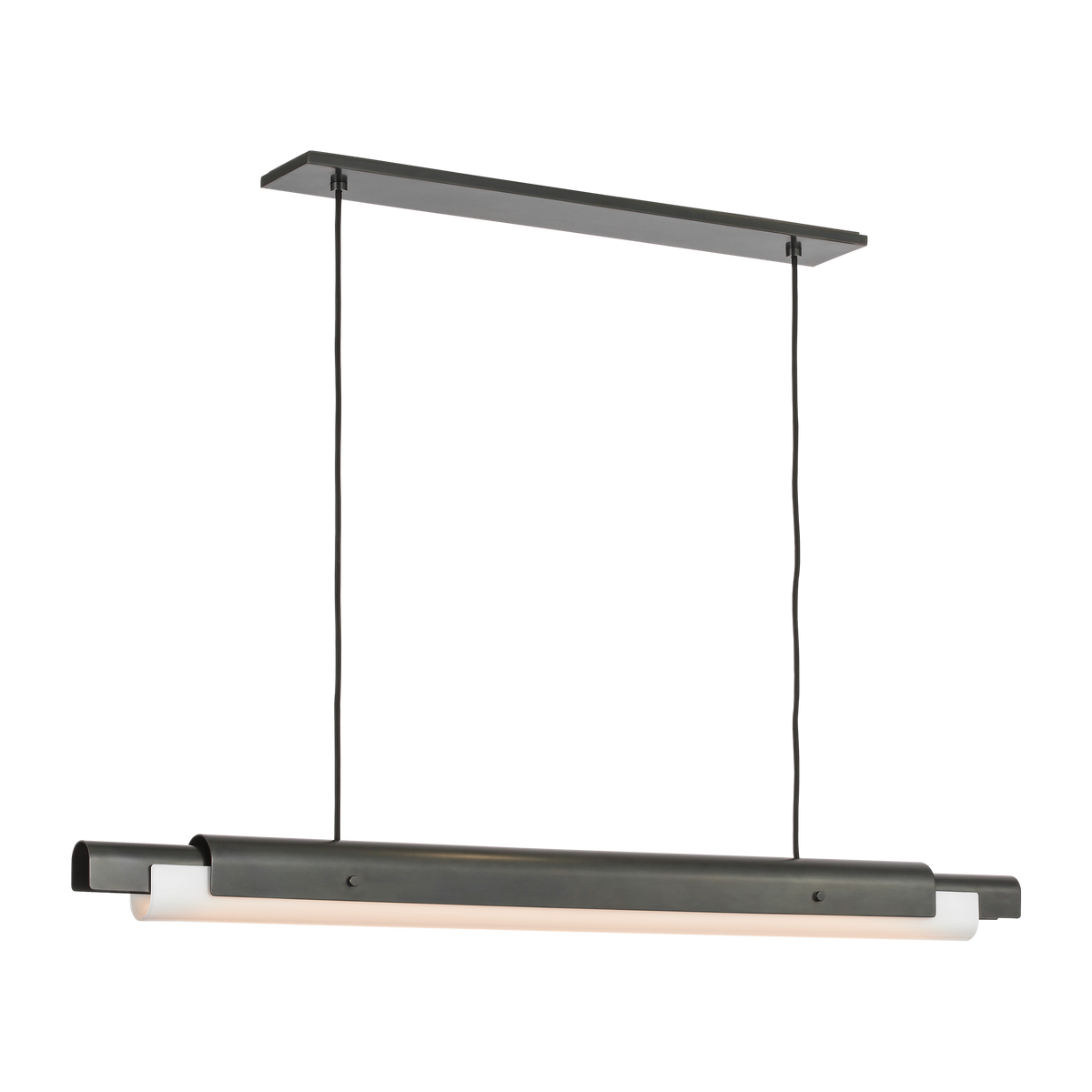 Visual Comfort Modern Collection - AKLS676WDBZOP - Ambrose 54 Linear Chandelier - Ambrose - Bronze