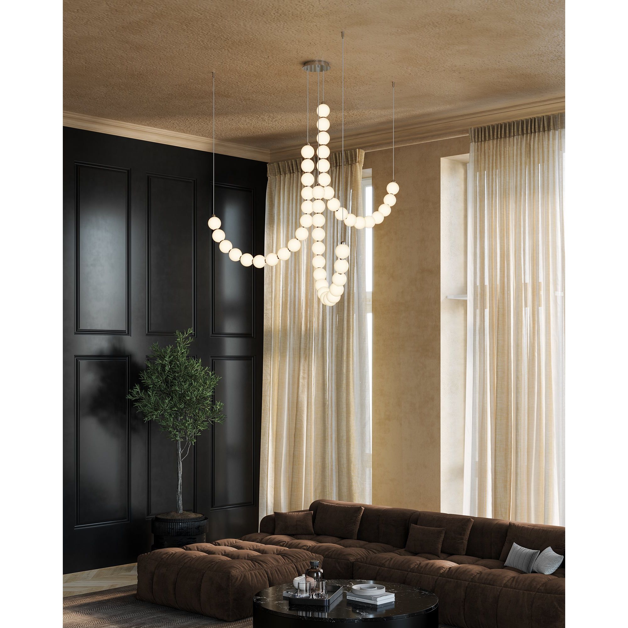 Alora Canada - CH321803CH-RT - LED Suspendu - Akoya - Chrome
