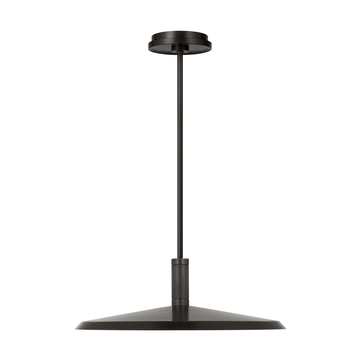 Visual Comfort Modern Collection - AKPD682WDBZDB - Saucer Direct 18 Pendant - Saucer - Bronze and Darkened Brass