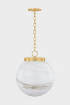 Mitzi H989701L-AGB Ambra Suspension dans Laiton vieilli