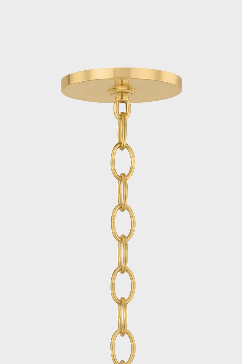 Mitzi H989701L-AGB Ambra Suspension dans Laiton vieilli