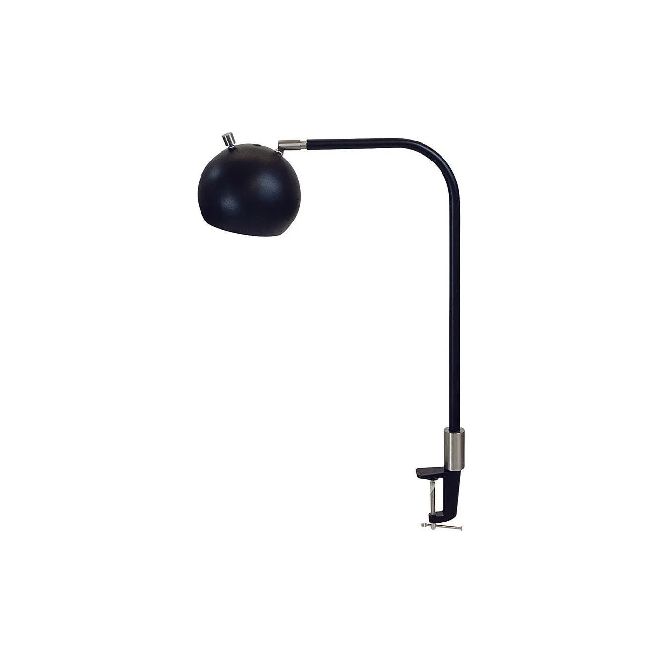 House of Troy - AR401-BLK/SN - LED Clip On Table Lamp - Aria - Black/Satin Nickel