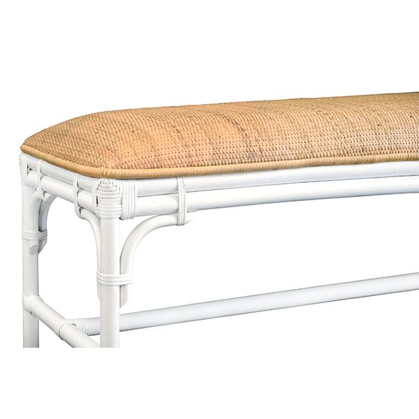 ASHA Rattan Bench