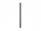 Panneau LED surélevé extérieur Avenue Murale Vue de face AV3268-SLV — Luminaire rectangulaire argenté de 173 cm (68 po) de hauteur avec panneau LED central saillant, fond blanc