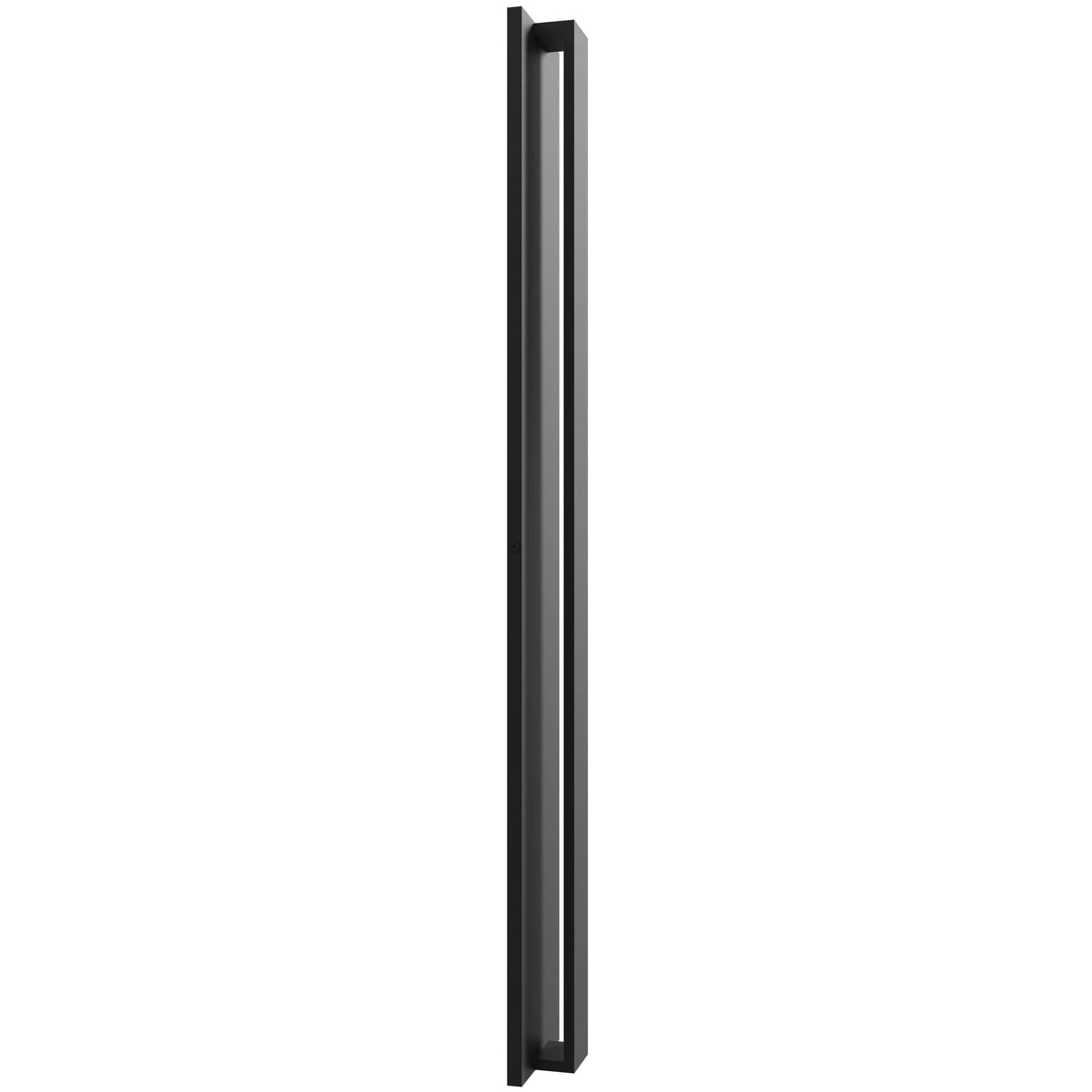 Avenue Outdoor 5-CCT Up/Down LED Wall Sconce AV4924-BK-5CCT three-quarter angle — open top and bottom slots visible, LED emitting in both directions