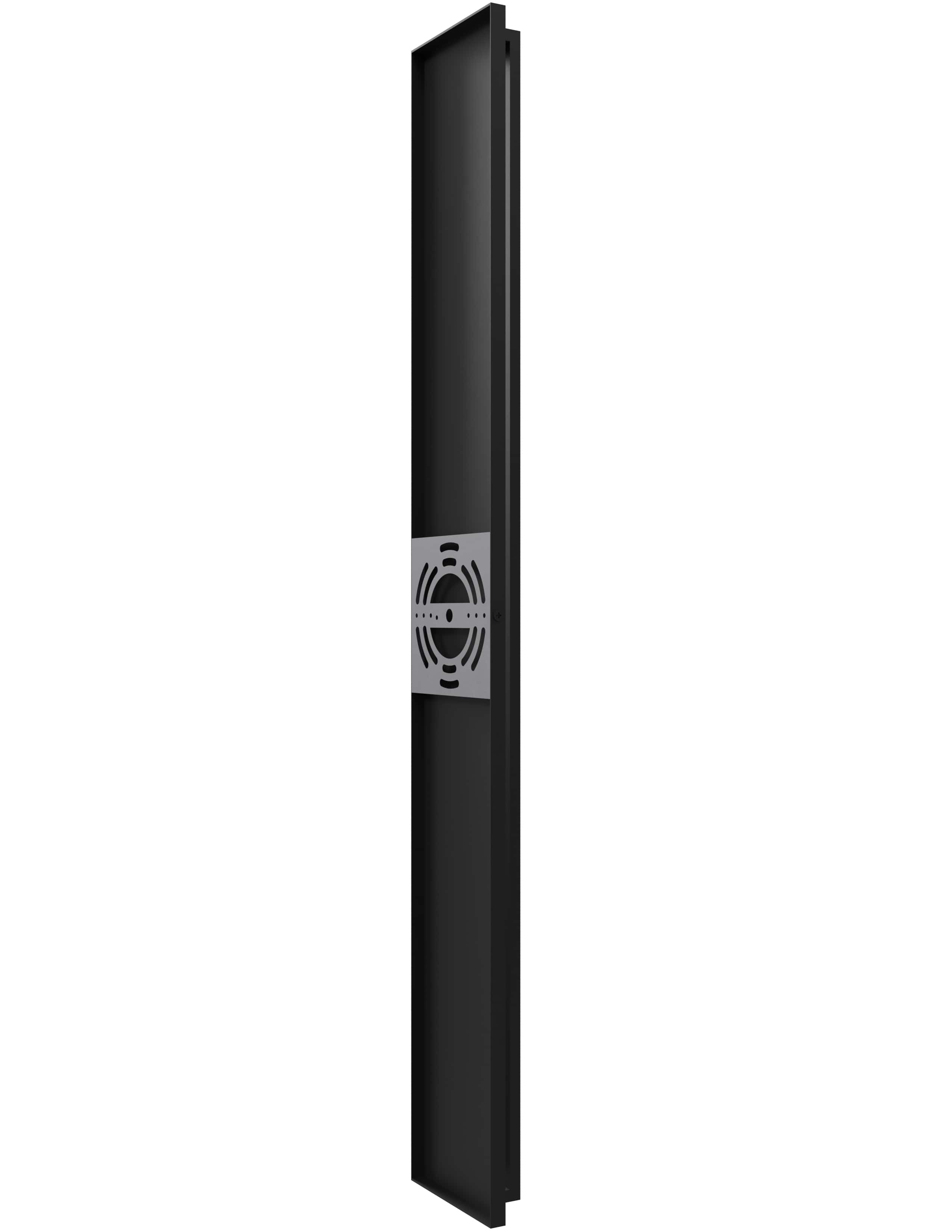 Avenue Outdoor 5-CCT Up/Down LED Wall Sconce AV4924-BK-5CCT side profile — sleek black profile with flat mounting backplate