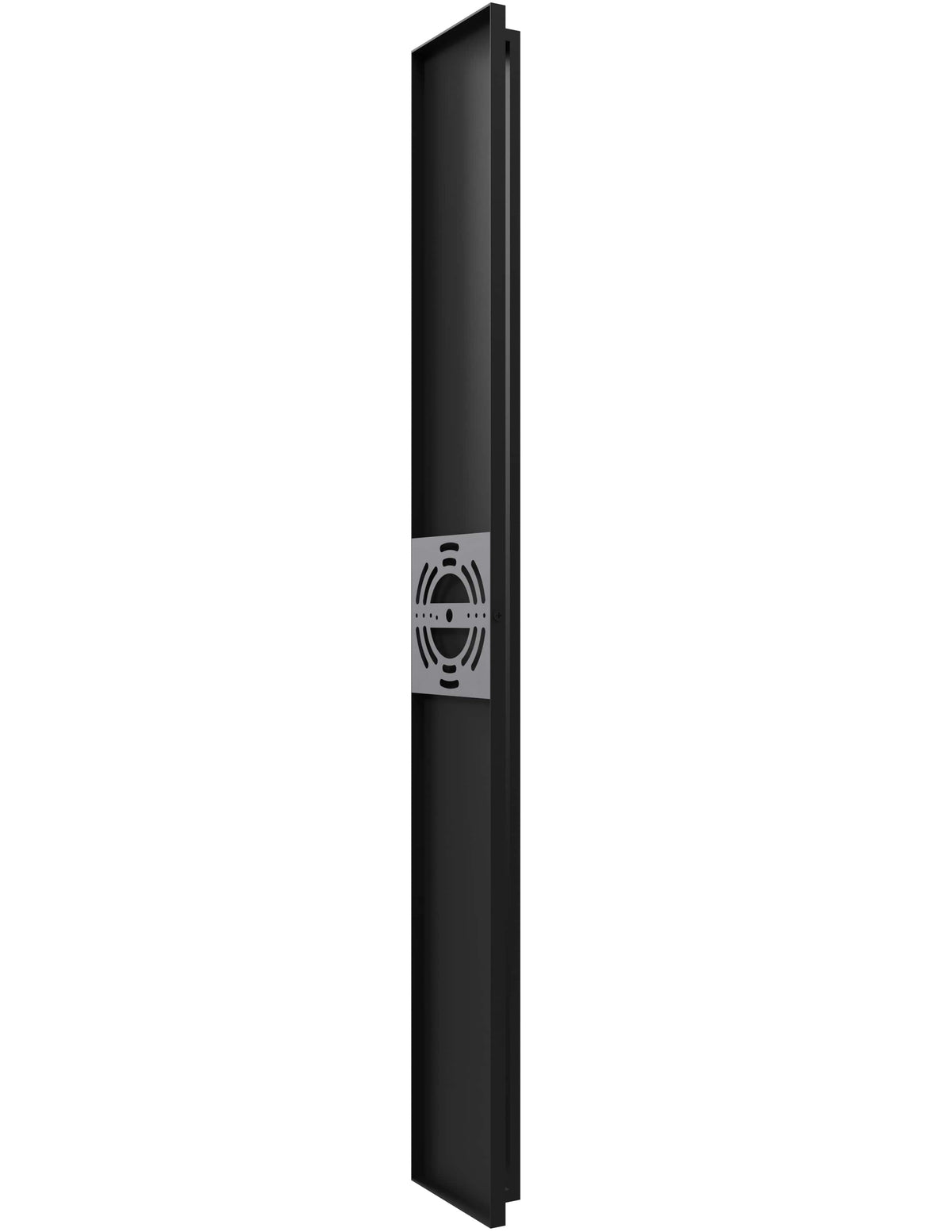 Avenue Outdoor 5CCT LED haut/bas Murale Profil latéral AV4924-BK-5CCT — Profil noir élégant avec plaque de montage arrière plate