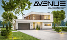 Avenue Outdoor Large Cylindrique LED Murale Profil latéral AV9898-SLV — Profondeur visible de 10 cm, section transversale circulaire sur le corps argenté